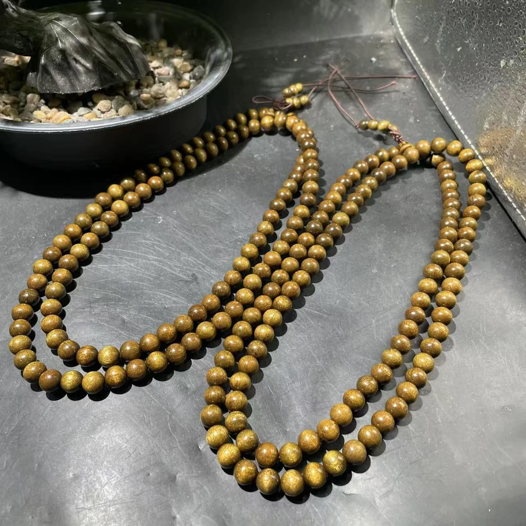 【玉经纶】-30342/Q46-金丝楠珠链-多样性发其一