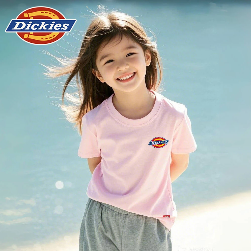 【赵老板专属】Dickies童装女童短袖t恤夏季儿童夏装纯棉上衣DK05