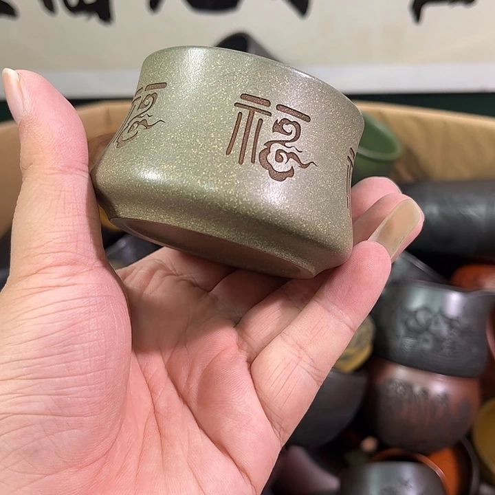 茶杯紫砂全手工紫砂主人杯