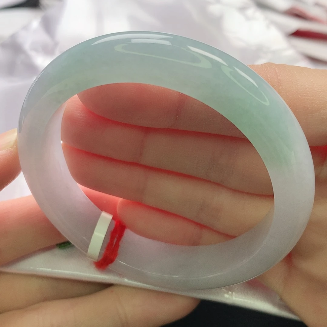 翡翠未镶嵌手镯缅甸5455