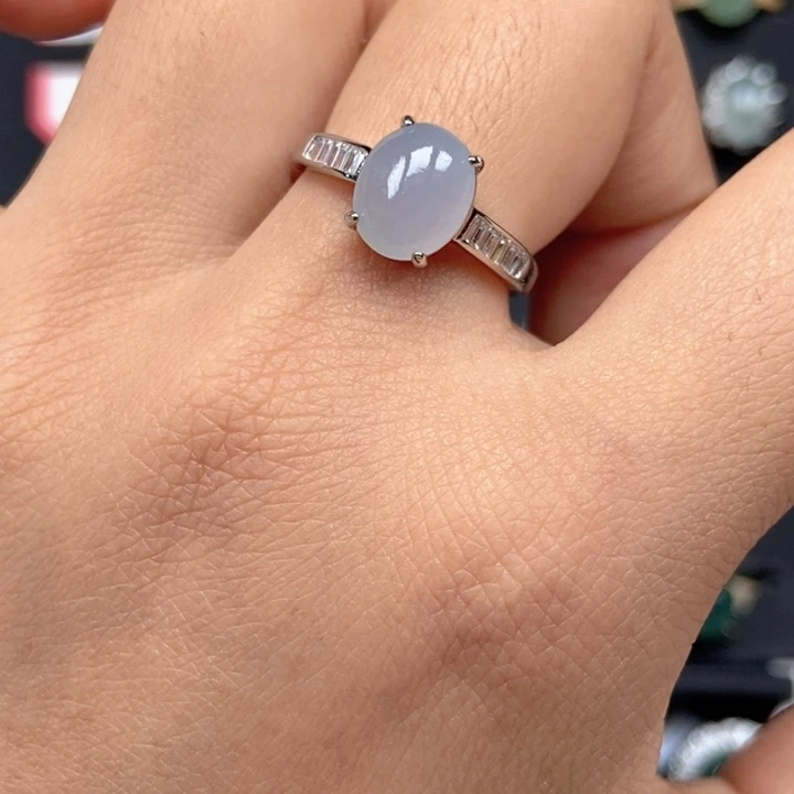 翡翠未镶嵌戒指戒指