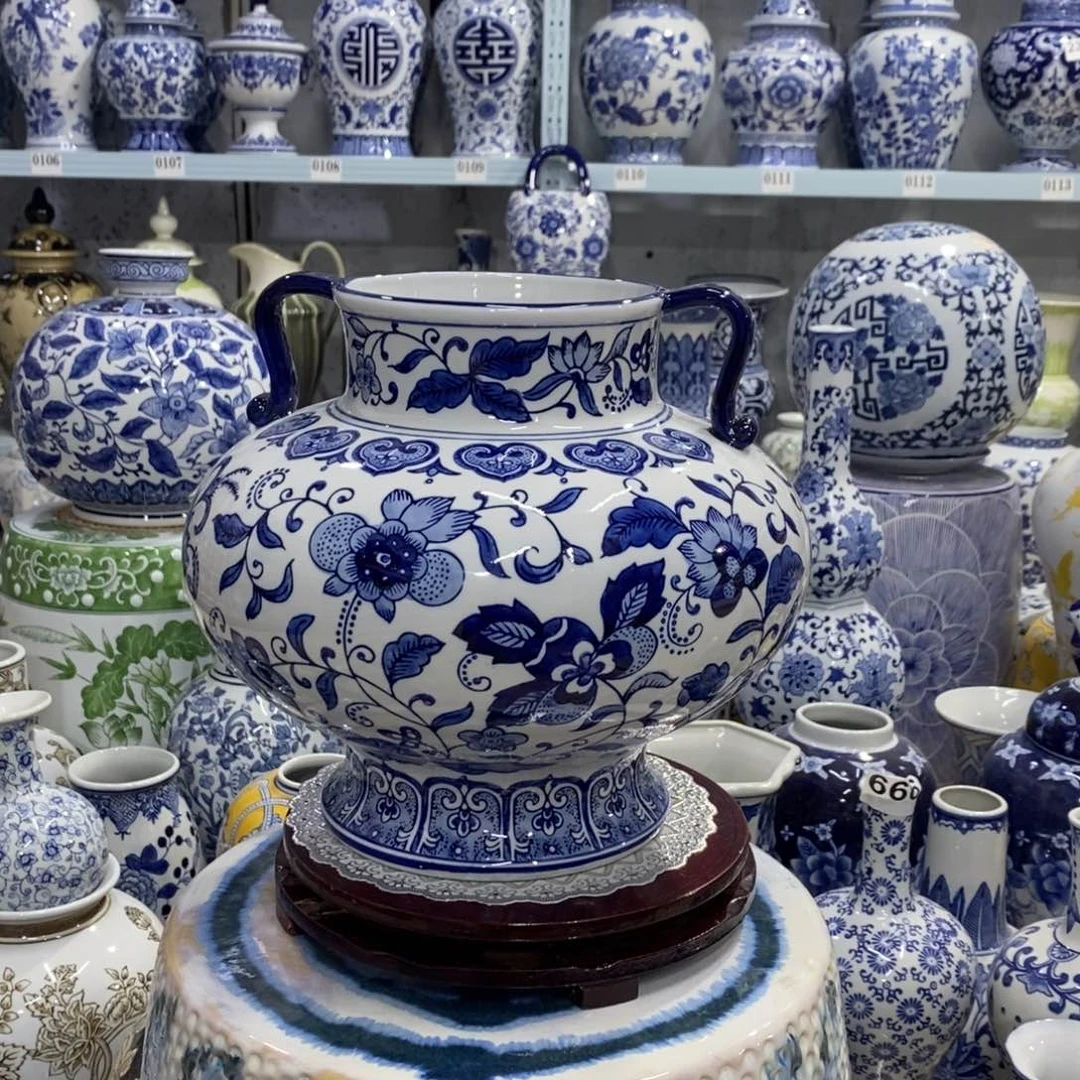 【闪购商品】摆件阿****双耳花瓶摆件……