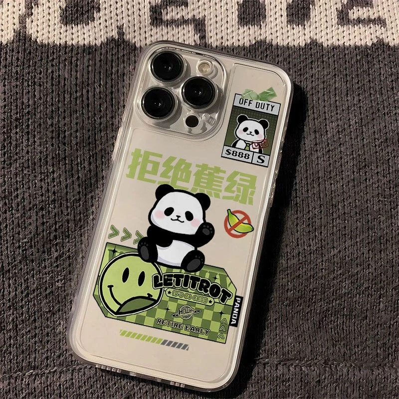 拒绝蕉绿太空手机壳适用于苹果15透明iphone14手机壳1312pro