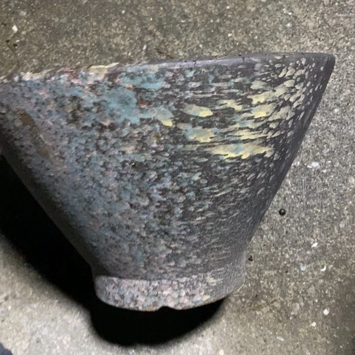 紫砂花盆高约18口约28