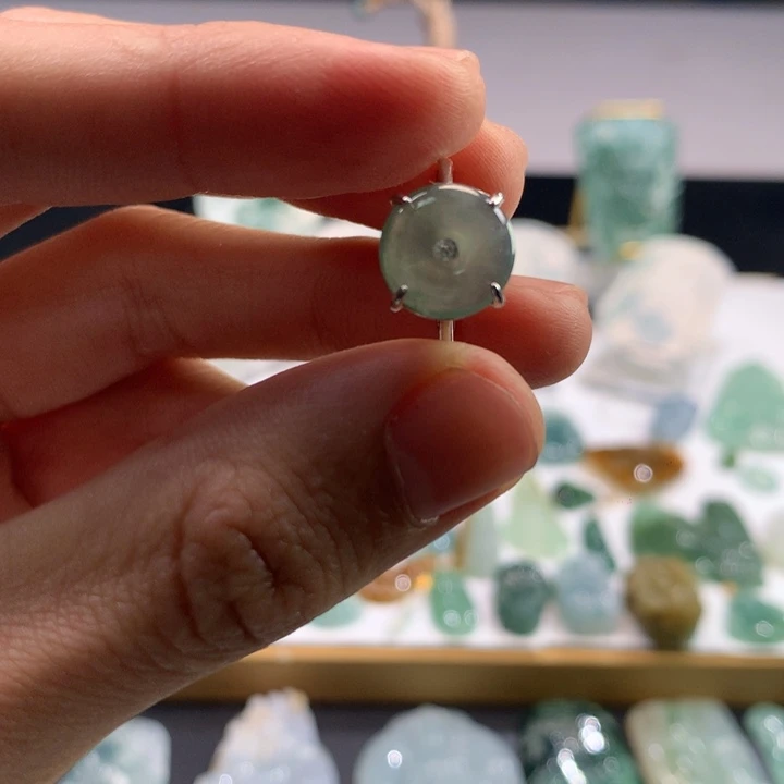 翡翠未镶嵌手链翡翠戒指