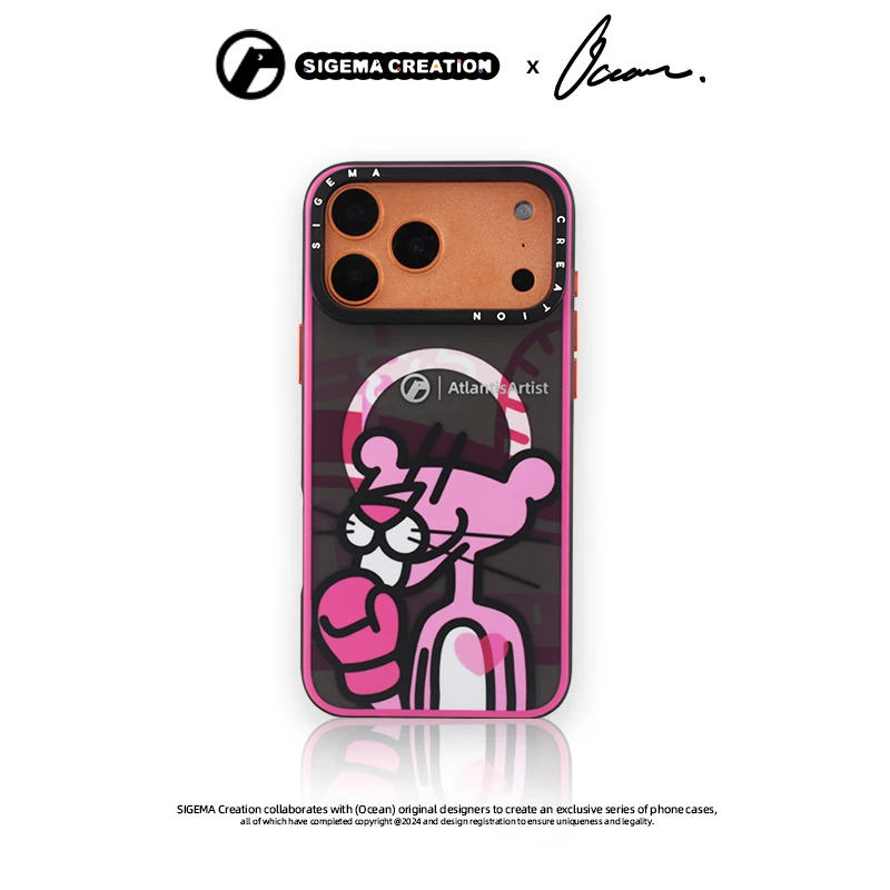 SigemaCreation艺术家Mr.Ocean联名手机壳适用iPhone17磨砂磁吸壳
