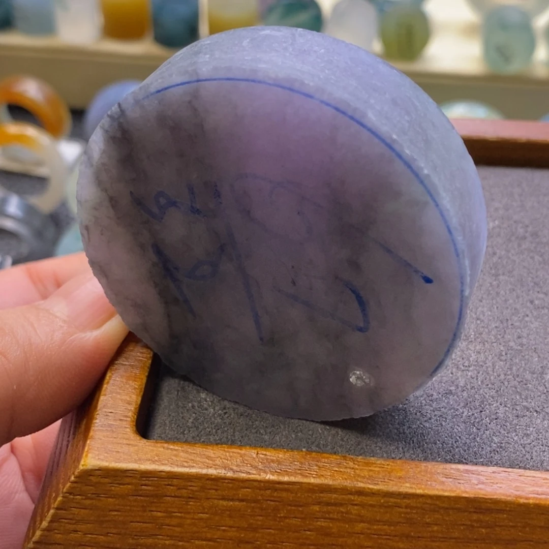 定制翡翠未镶嵌陈*毛翡翠戒指