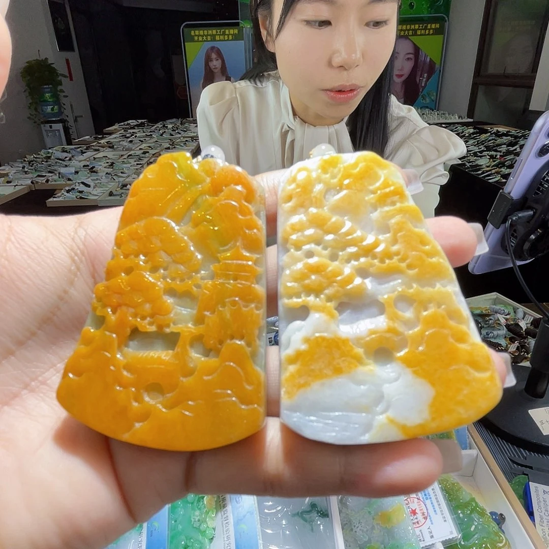 颈饰未镶嵌翡翠多样性随机发货