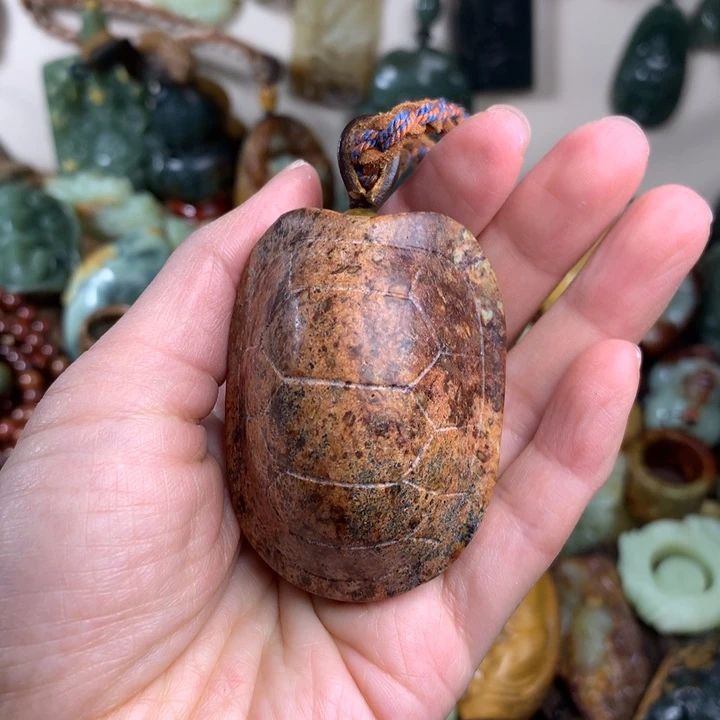 岫岩河磨玉（透闪石质玉）手把未镶嵌