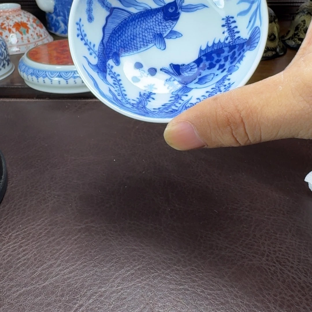 川***寨瓷片当代景德镇陶瓷手绘茶具