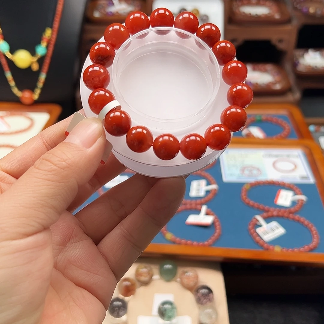 小***子南红玛瑙未镶嵌手链