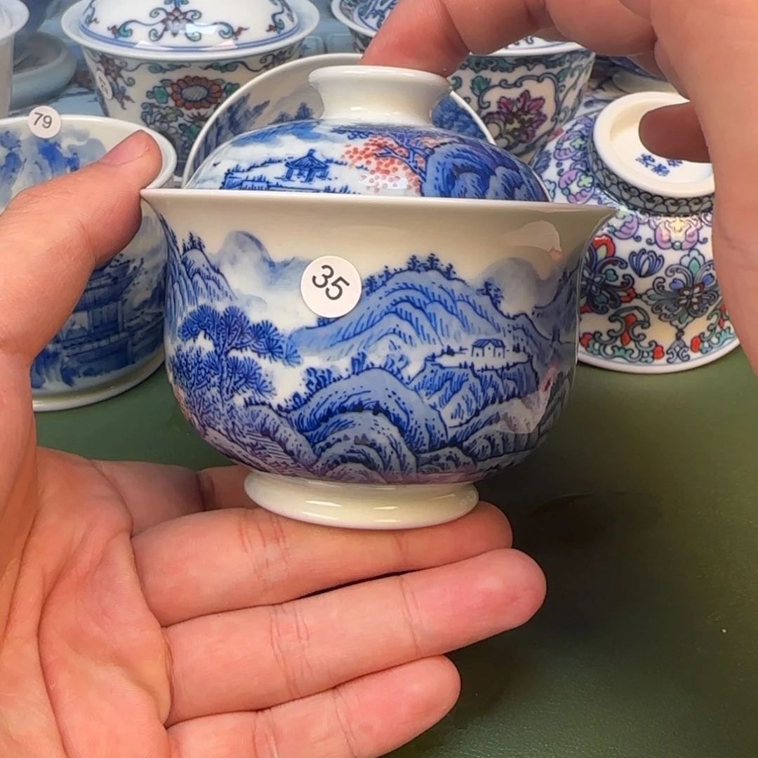 彦祖纯手工手绘茶具35