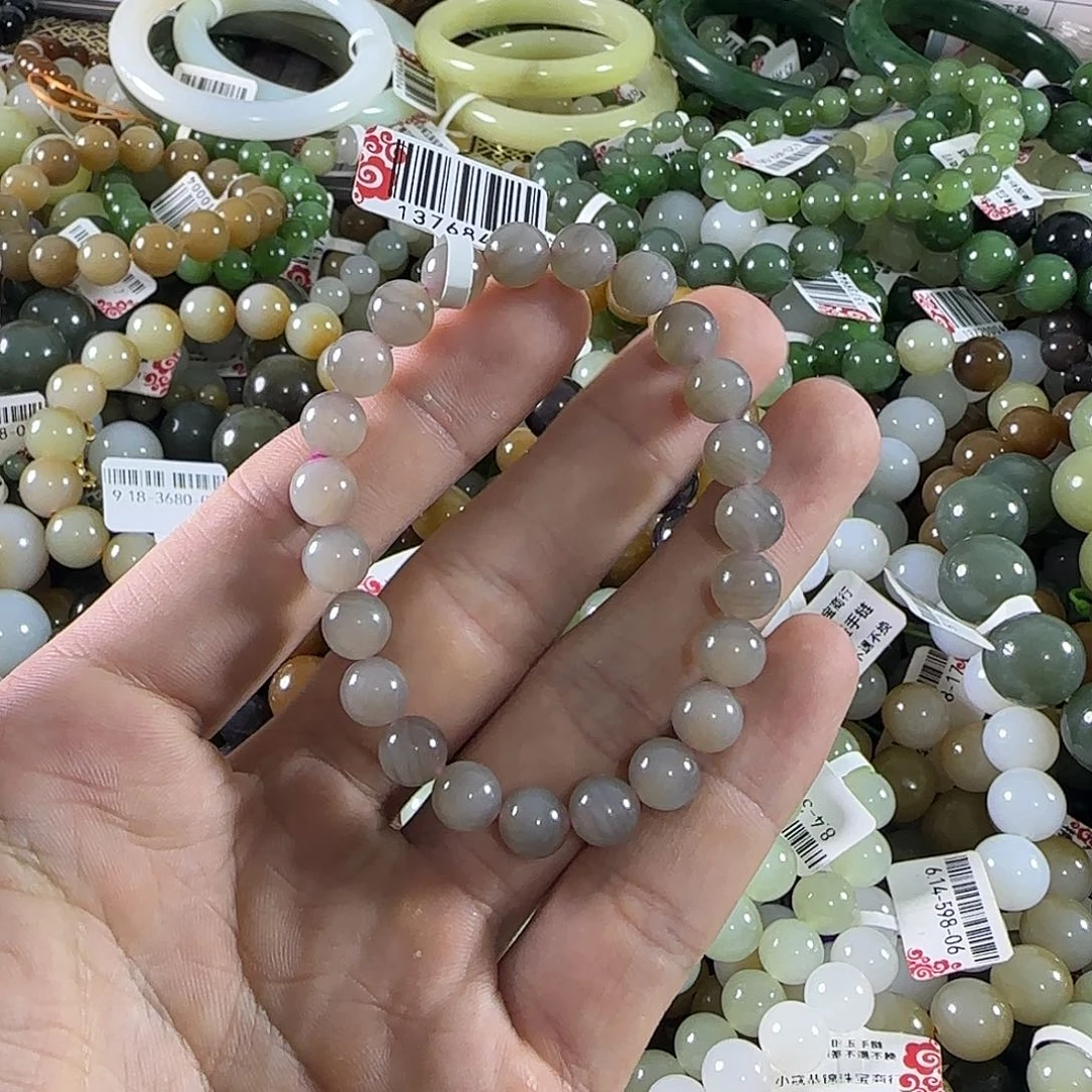 和田玉未镶嵌手链319