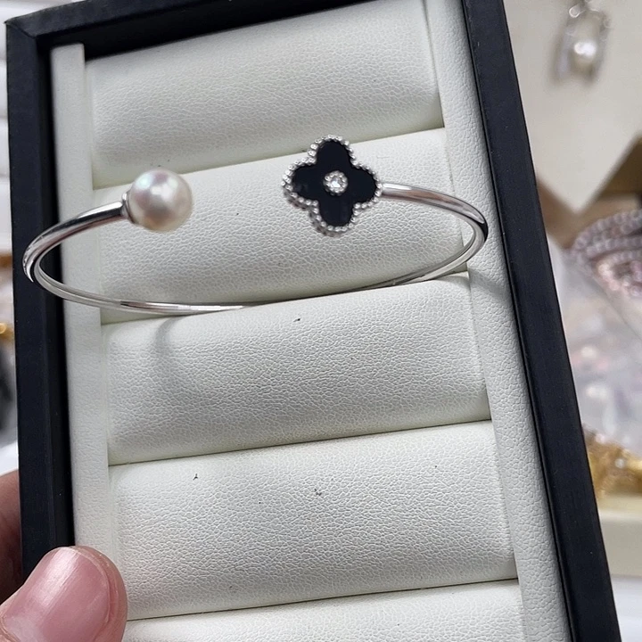 海水珍珠银S925镶嵌吊坠(不含链)