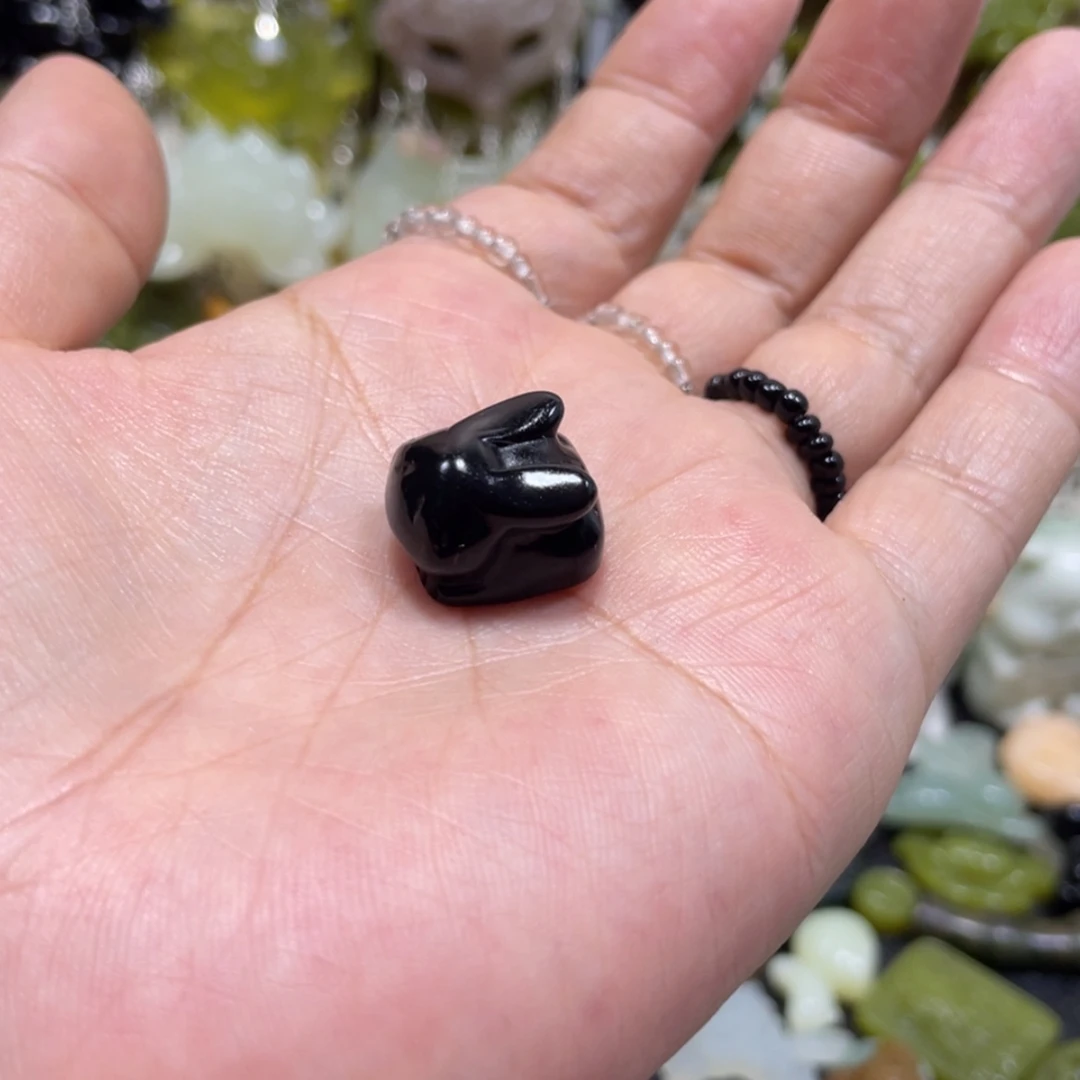 【闪购商品】岫玉颈饰未镶嵌小*57吊坠