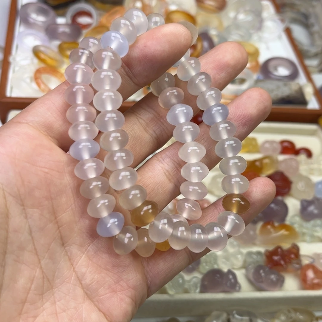 玛瑙/玉髓合金戒指多宝微瑕