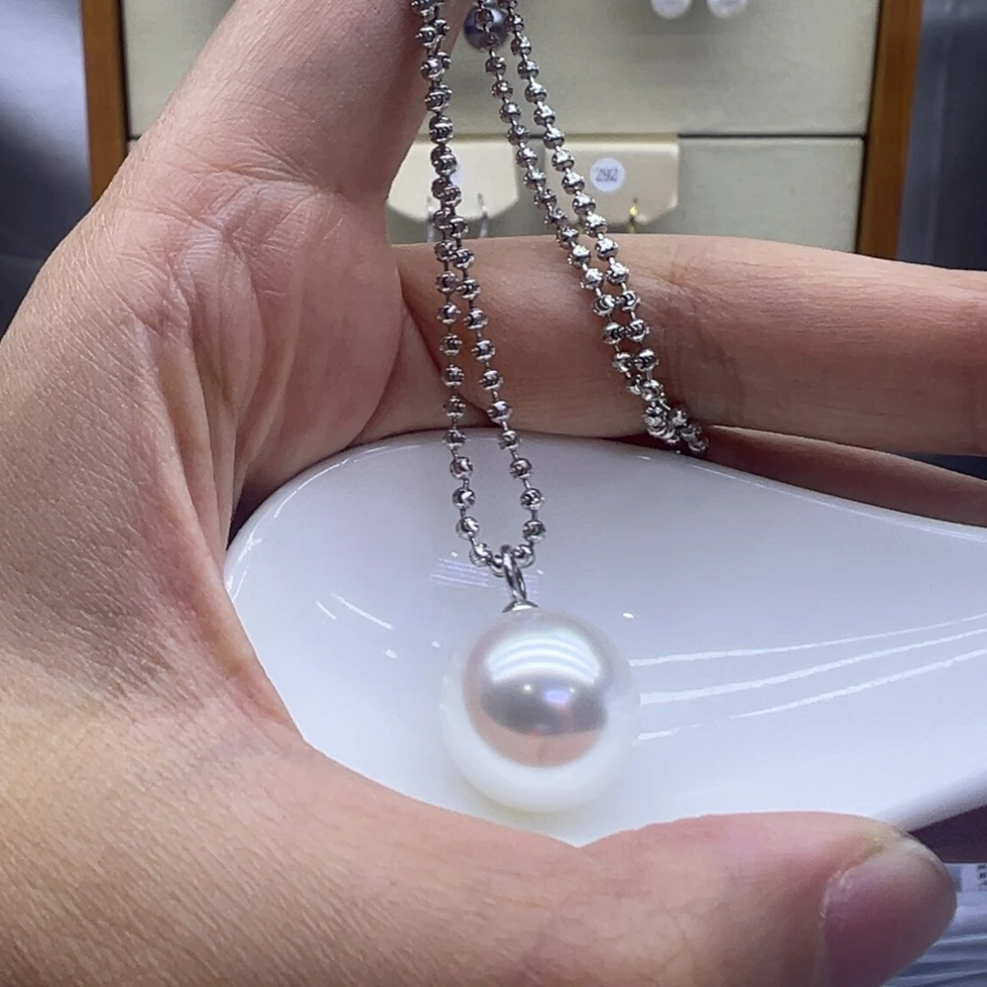 淡水珍珠颈饰银S925镶嵌