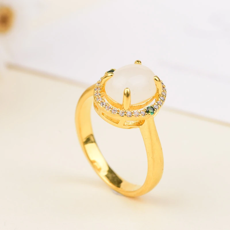 18k和田羊脂戒指经典款LC339