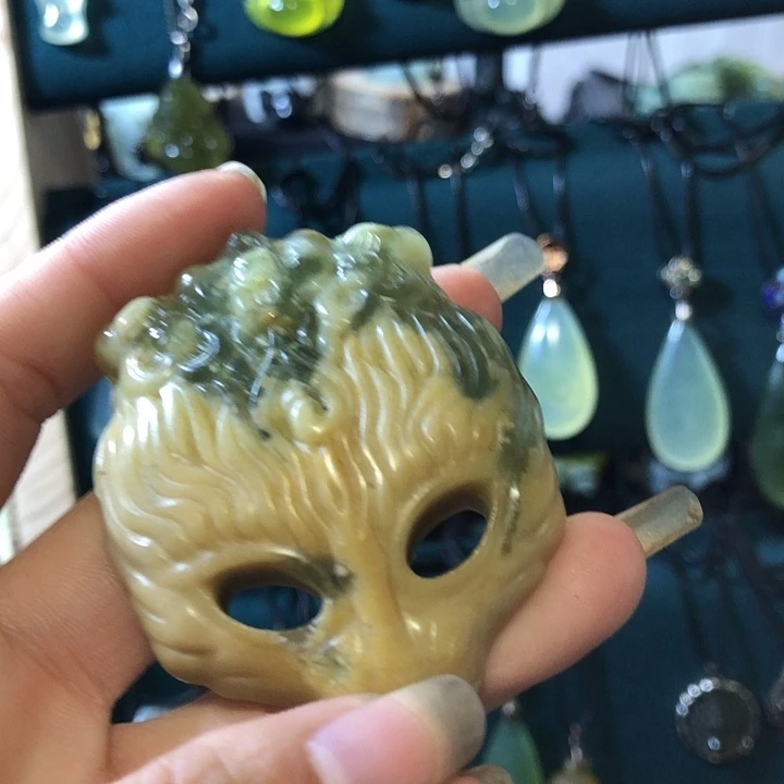 岫玉未镶嵌岫玉挂件