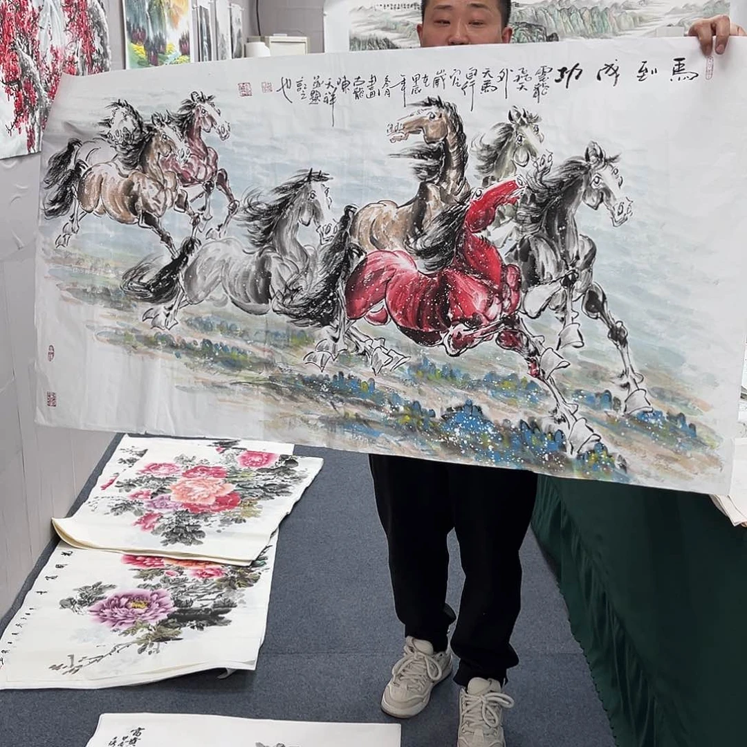 国画宣纸国画纯手绘