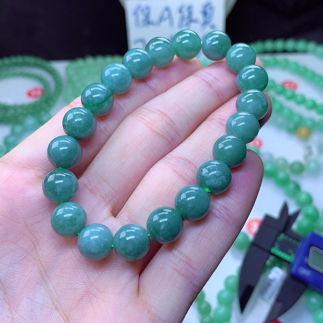 翡翠毛衣链未镶嵌