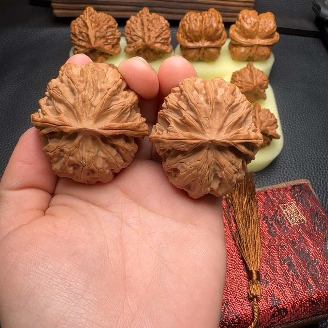 想***健文玩核桃把件苹果园