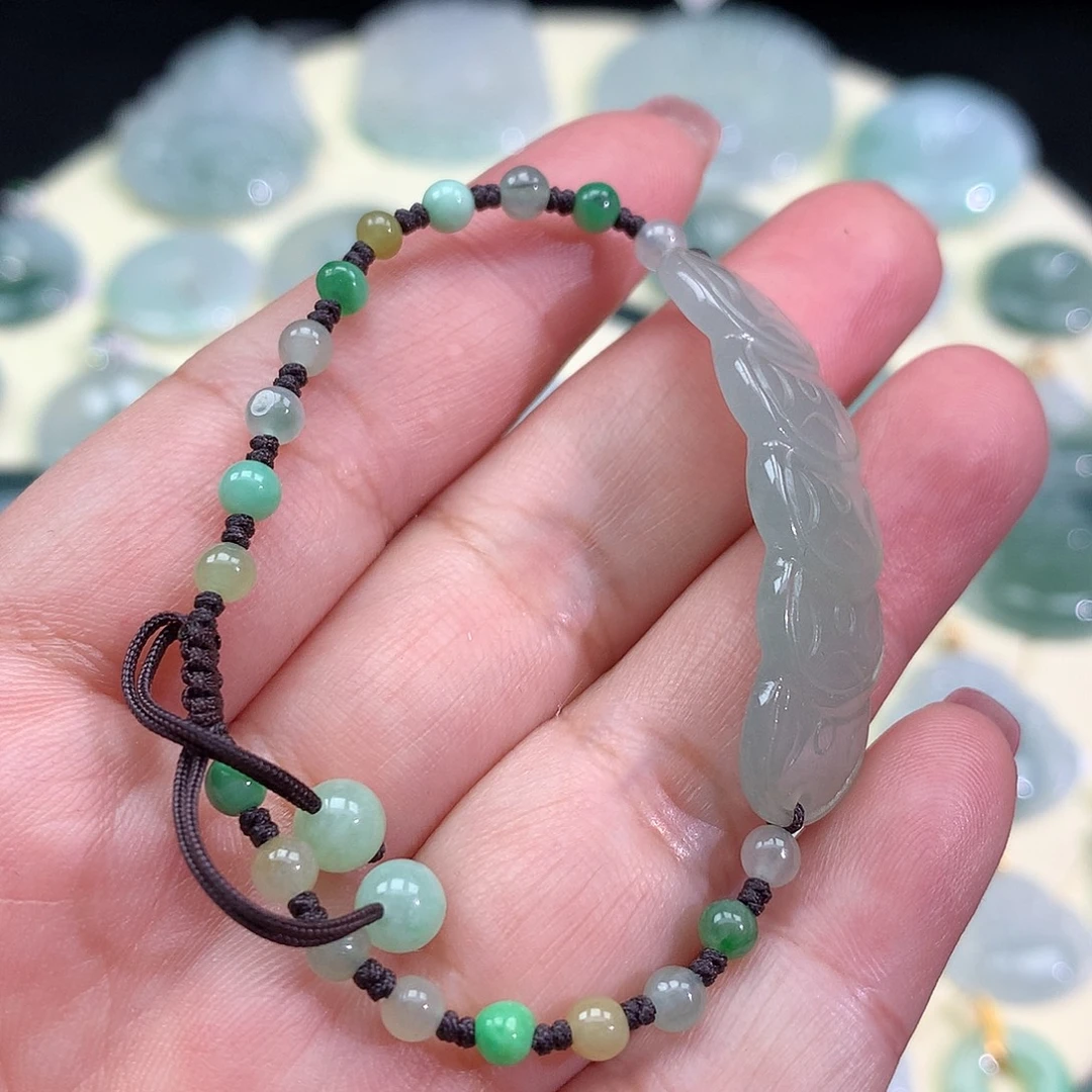 翡翠未镶嵌手串手串
