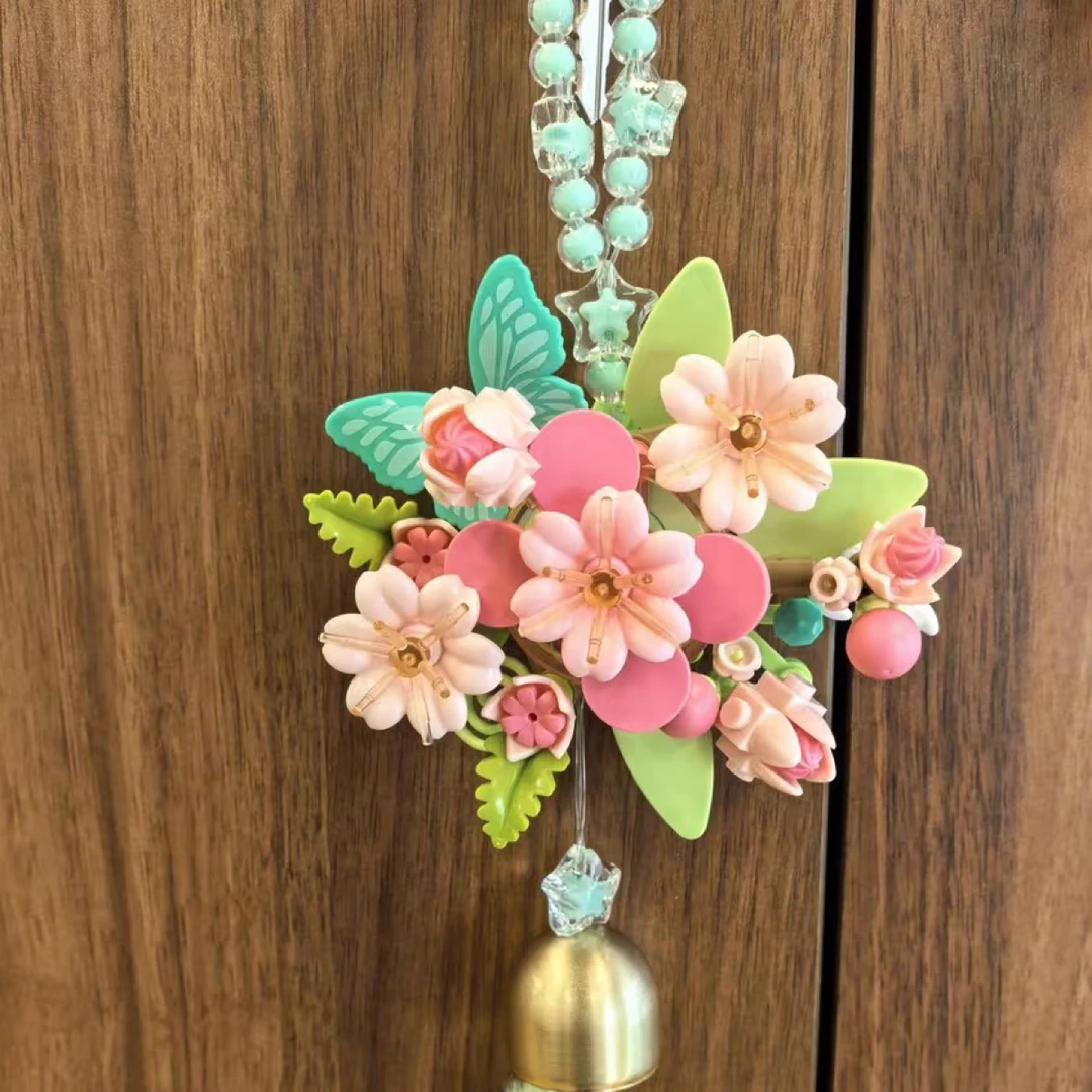 网红积木拼装花朵治愈系祈愿花diy送女朋友520礼物生日礼物