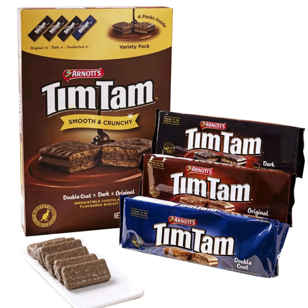 Timtam 巧克力味夹心饼干家庭分享装解馋零食