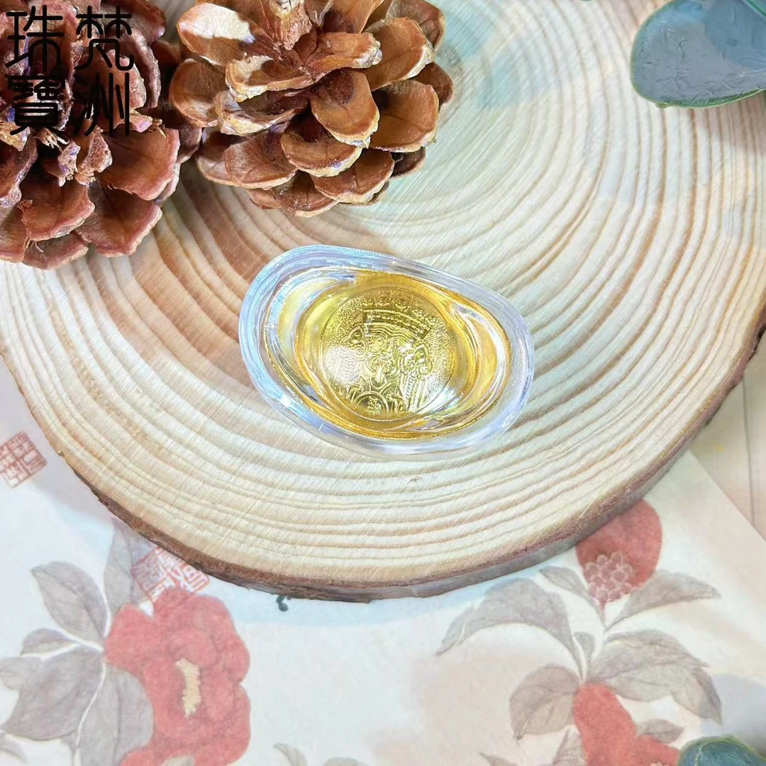 足银银制品 【钱途】萱姐定制 扎基元宝摆件 FZD3924