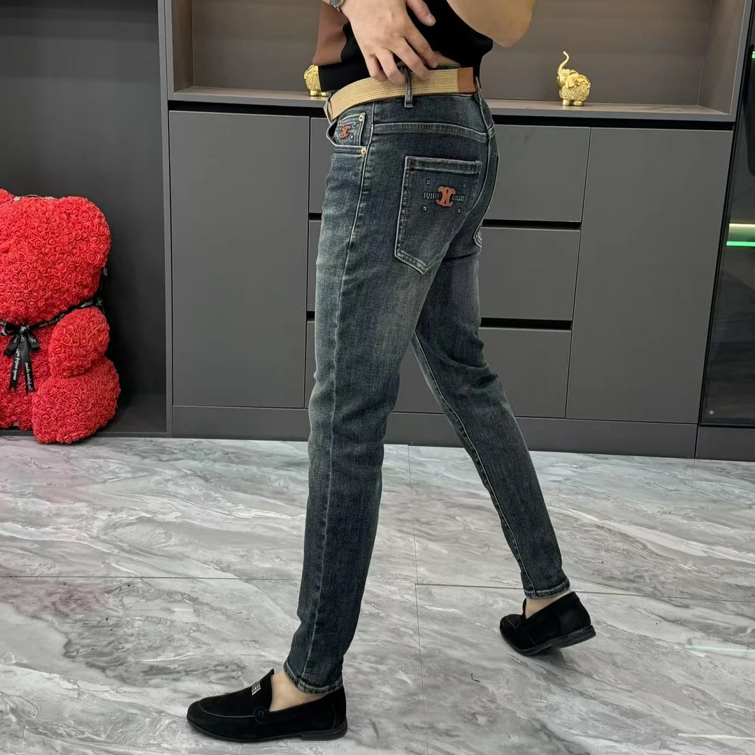 25558-春季修身小脚牛仔裤