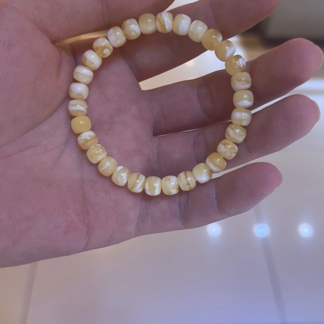 未镶嵌琥珀手链蜜蜡