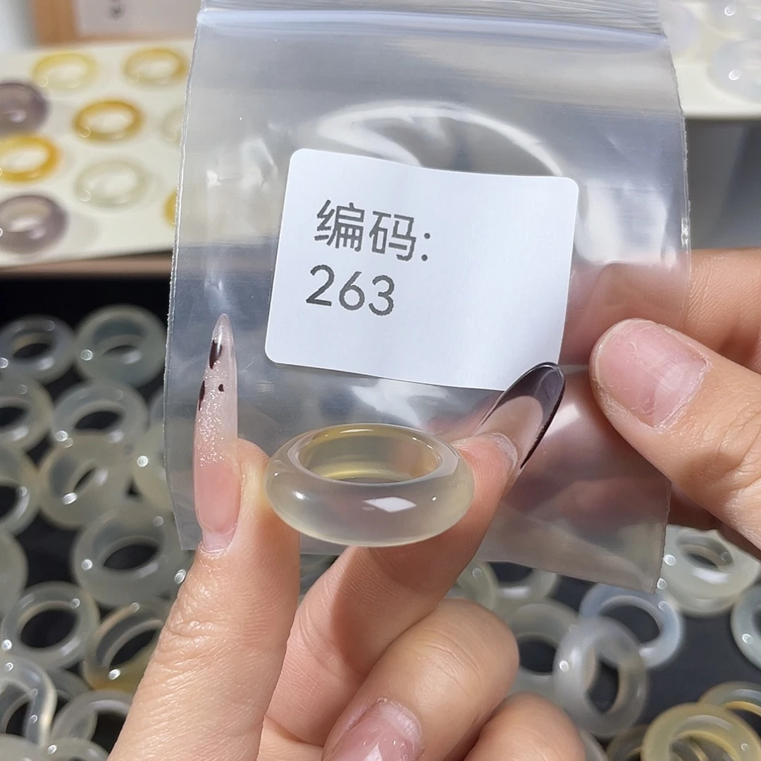 玛瑙/玉髓未镶嵌戒指263港13