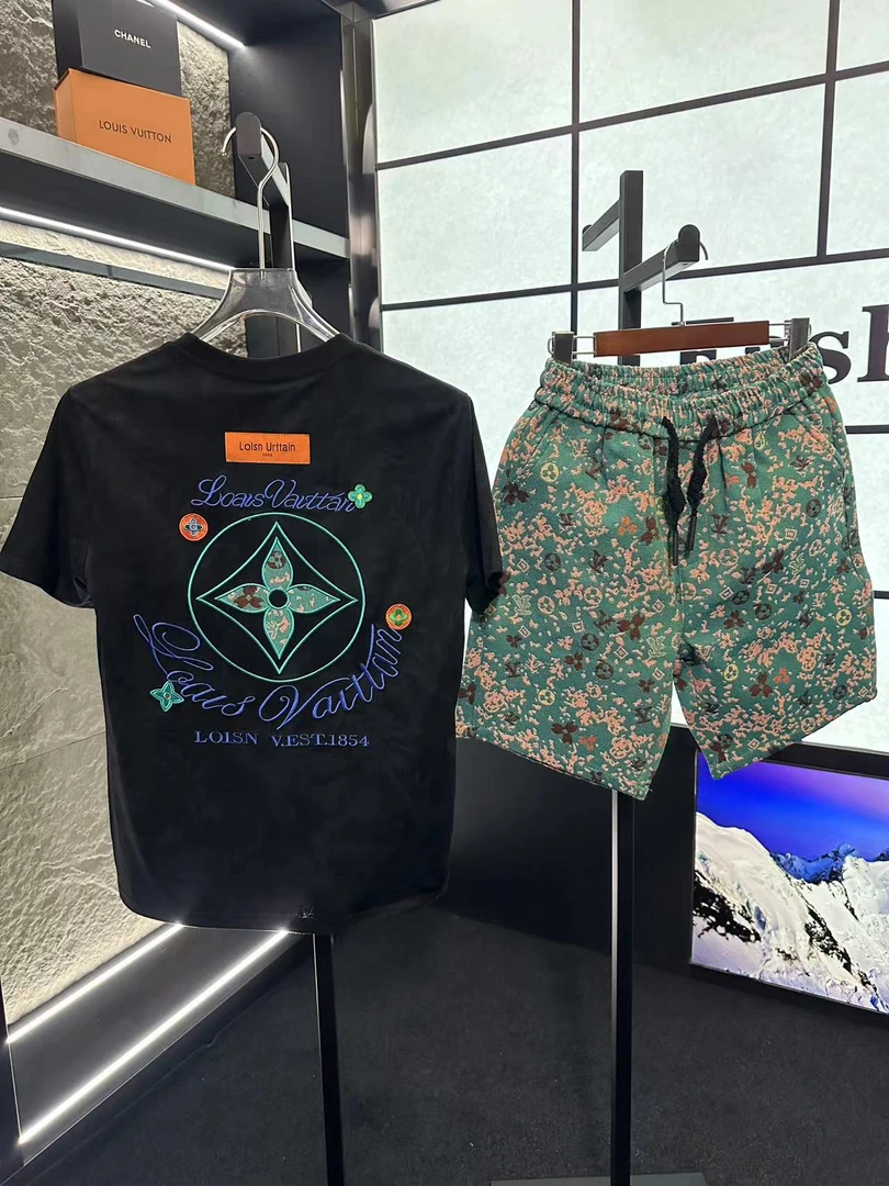 【套装】2025新款男士时尚百搭夏季休闲潮流个性修身轻奢-1111