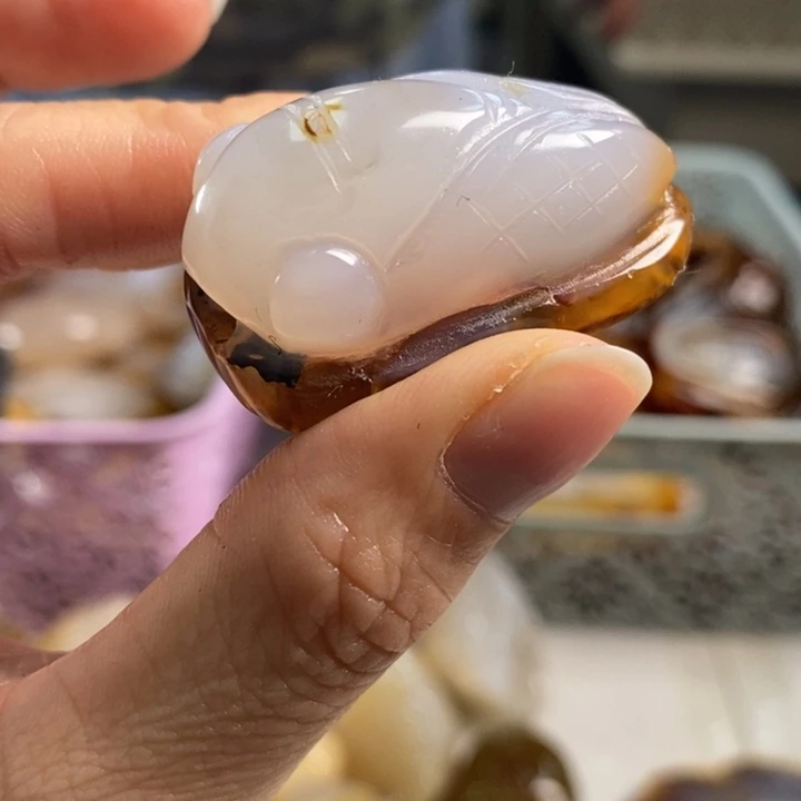 玛瑙/玉髓吊坠(不含链)未镶嵌