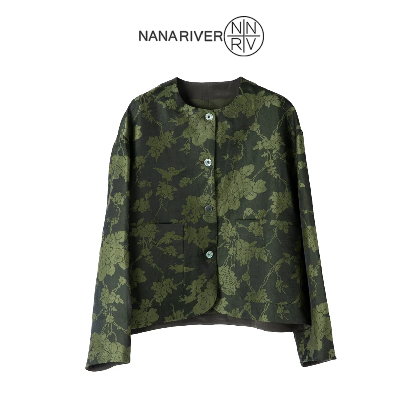 【青山】新中式宽松廓形外套女小众极简风原创设计师款