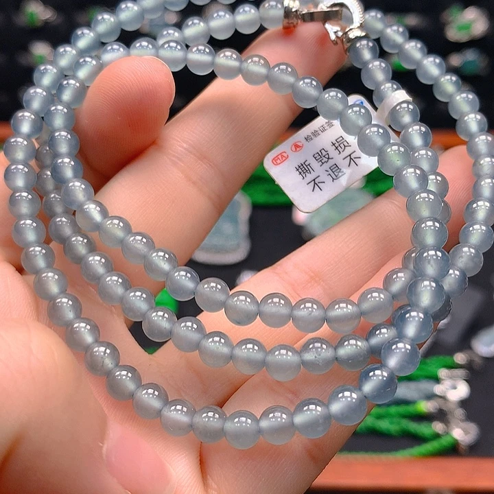 颈饰未镶嵌翡翠项链