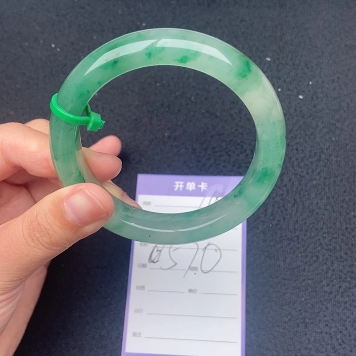 竹牌天然A货非洲翠手镯149