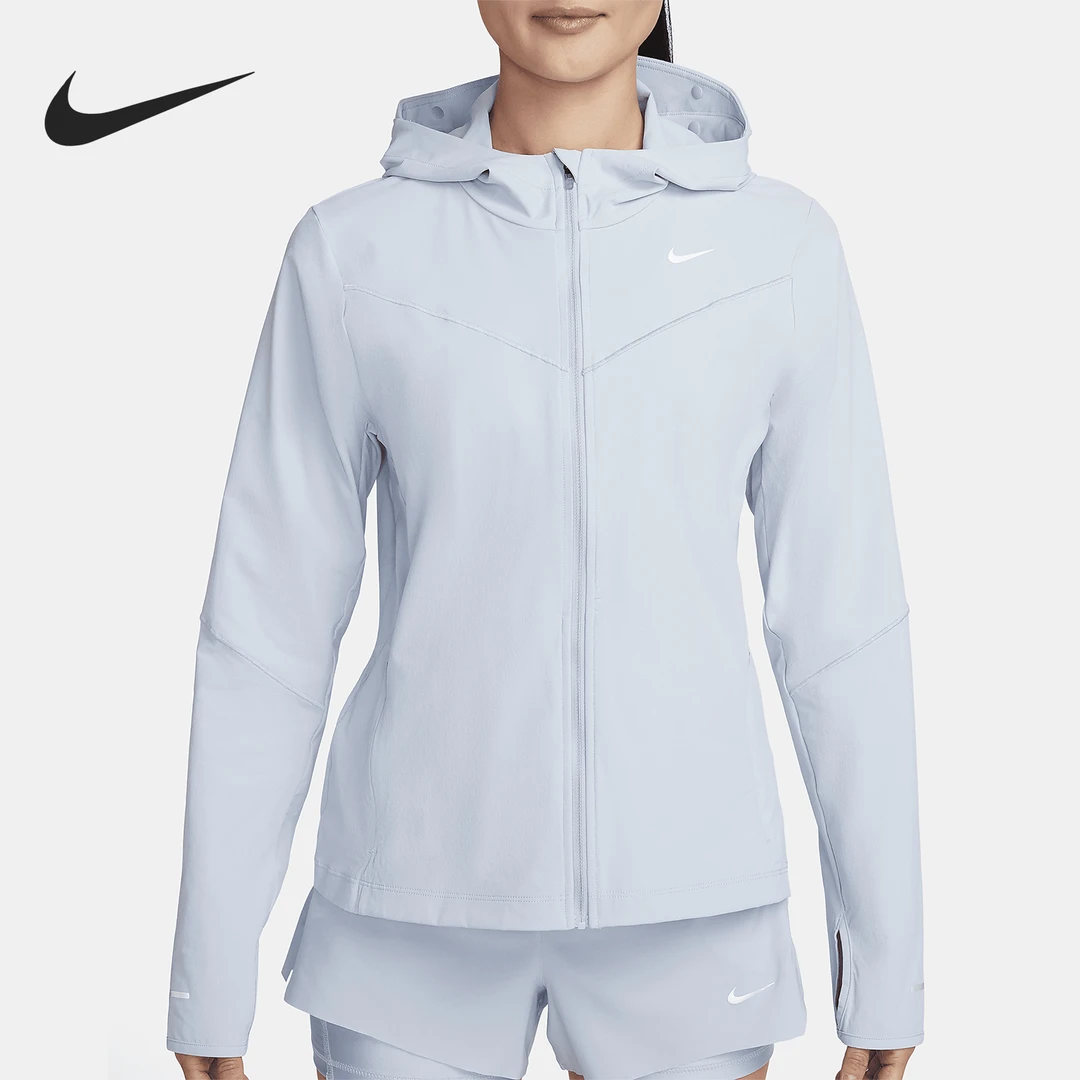 Nike/耐克正品Swift UV 女士跑步夹克连帽防晒衣FB7481-440