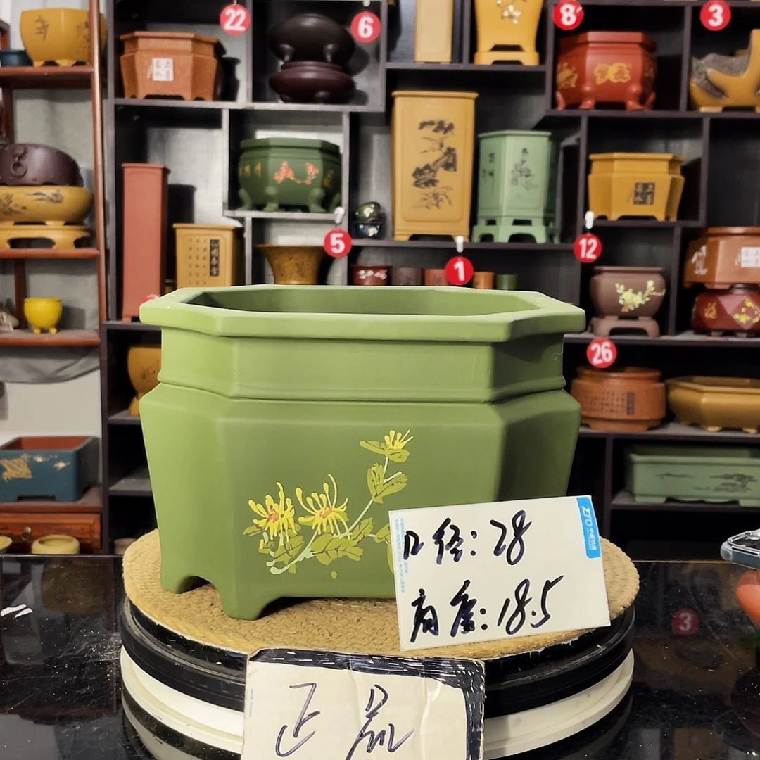 D-盆尚好紫砂花盆