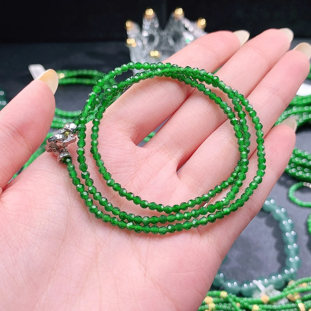 翡翠未镶嵌手链项链