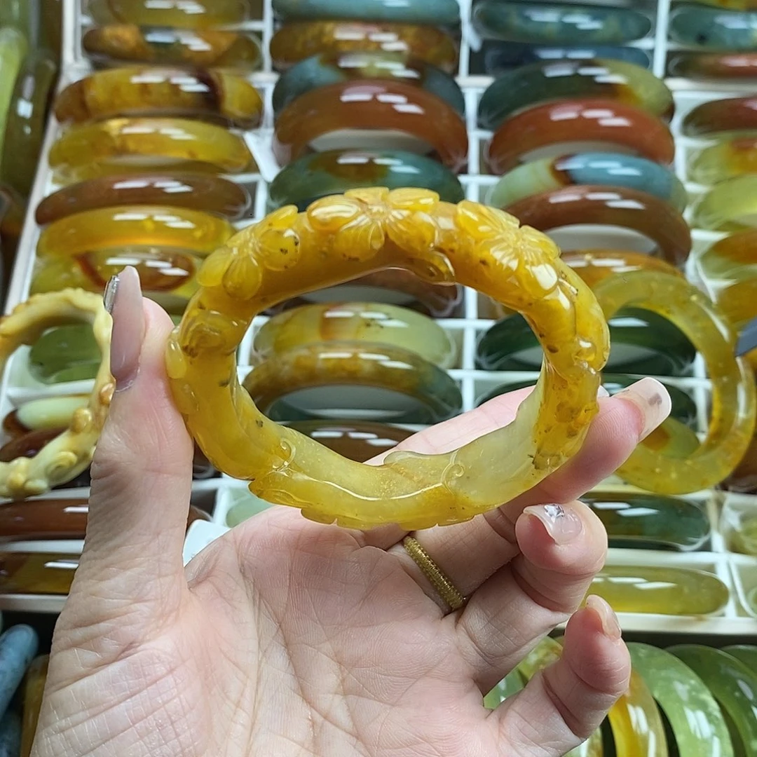 未镶嵌蛇纹石玉手镯番****）