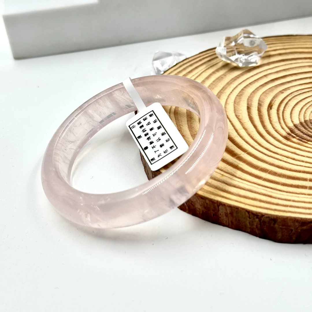 冰透粉水晶手镯默认拍下默认接受多样性发一件