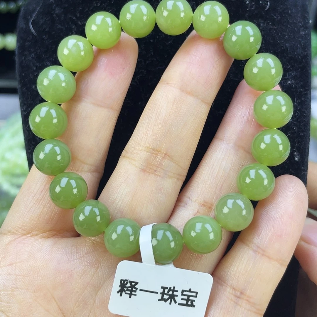 和田玉未镶嵌手链010