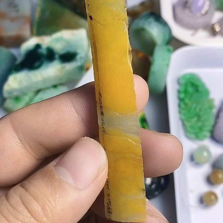 翡翠散珠天然翡翠A货挂件