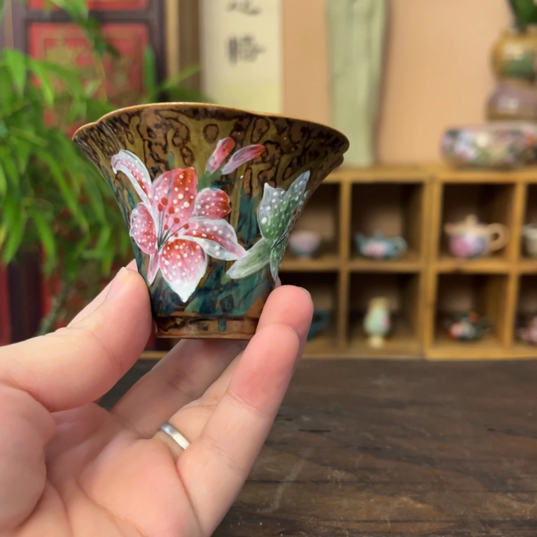 柴烧手工手绘陶瓷