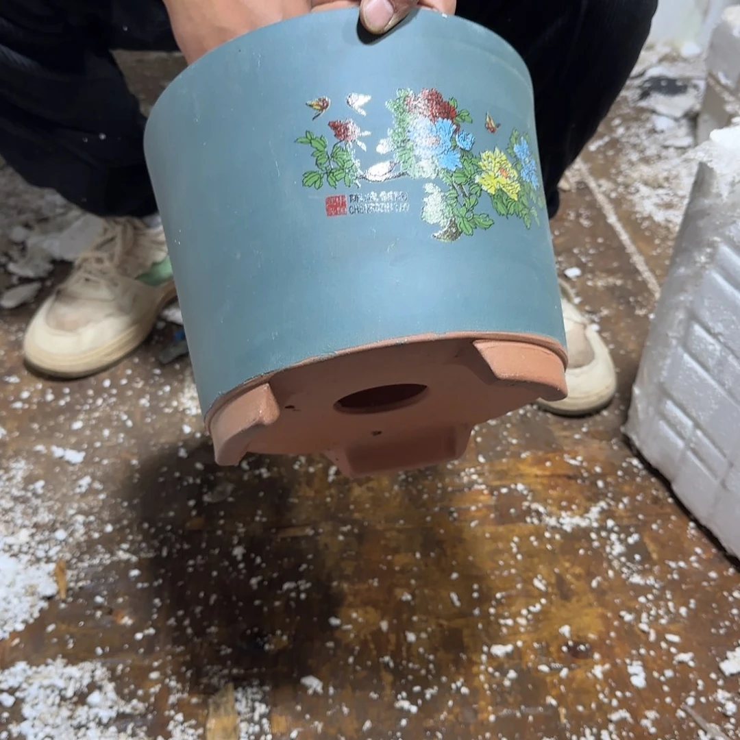 紫砂花盆口径24.20口径