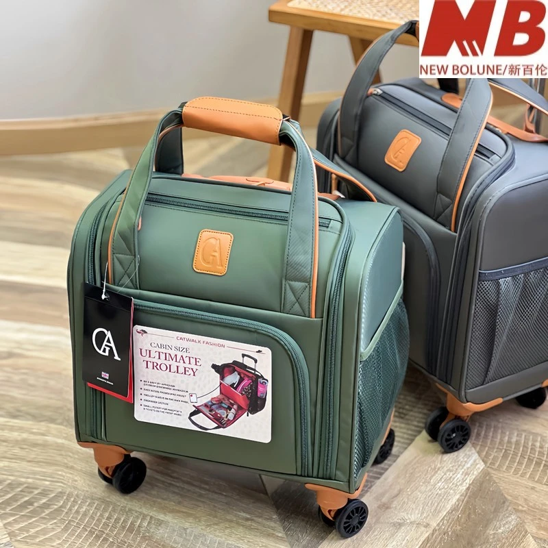 新百伦【奥莱撤柜】【新色】出口日本16寸行李箱小型拉杆箱免托运