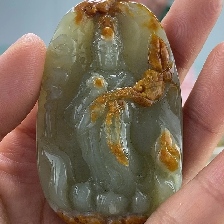 透闪石质玉挂件未镶嵌用****0