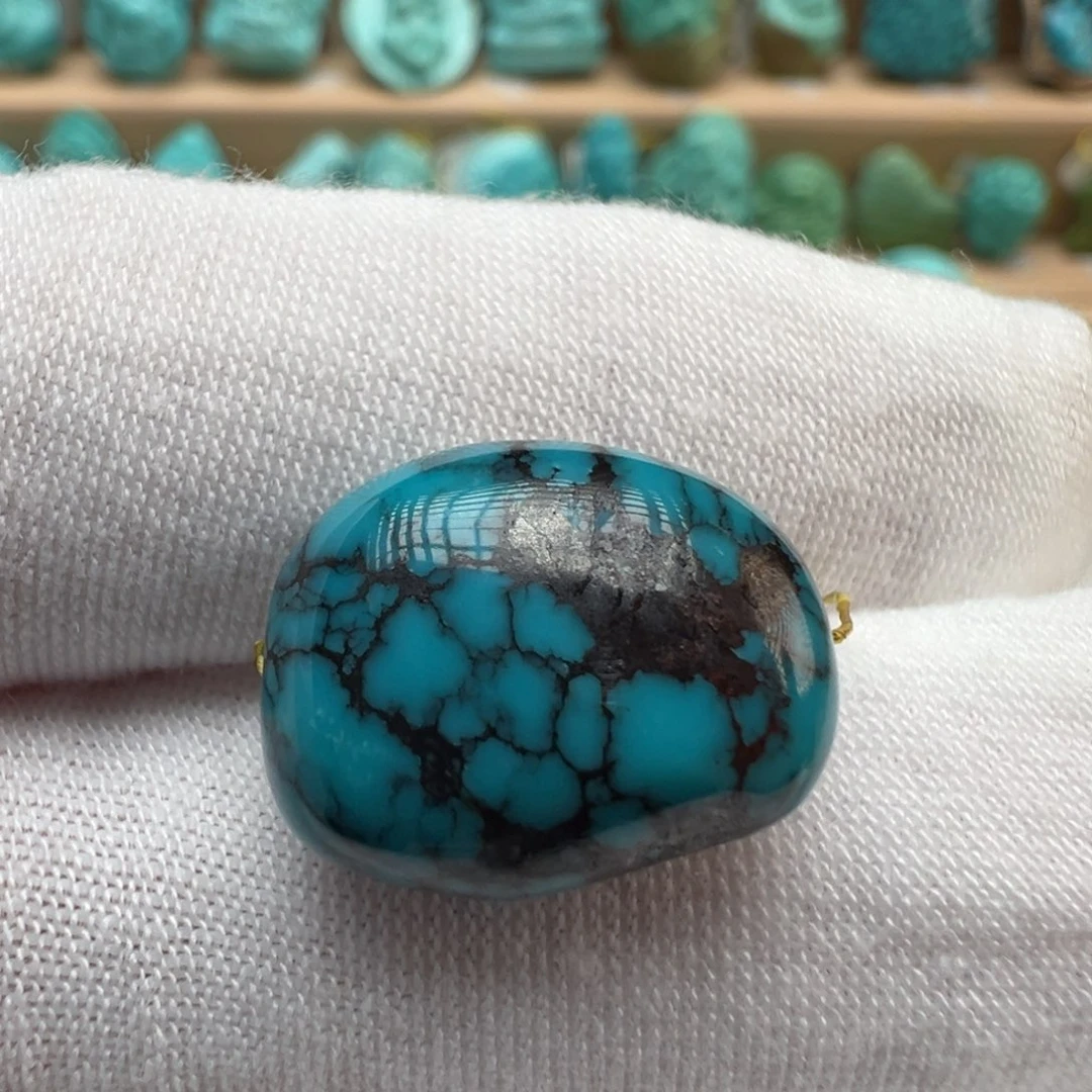 绿松石未镶嵌配饰13.7*17